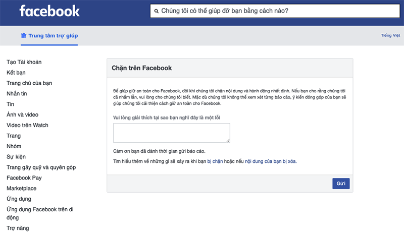 Mở khóa tài khoản Facebook vi phạm tiêu chuẩn cộng đồng cực đơn giản