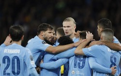 Vòng bảng Champions League 2023/24: Erling Haaland lập cú đúp, Man City thắng trận thứ ba liên tiếp