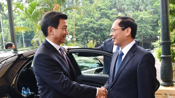 Vietnam, Thailand FMs hold talks to elevate strategic partnership to a new height