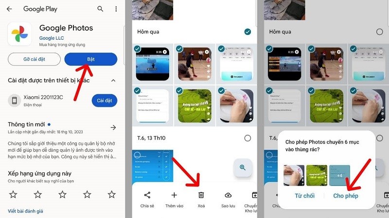 Hướng dẫn cách xóa ảnh trên Google Photos siêu đơn giản