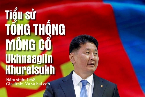 Tiểu sử Tổng thống Mông Cổ Ukhnaagiin Khurelsukh