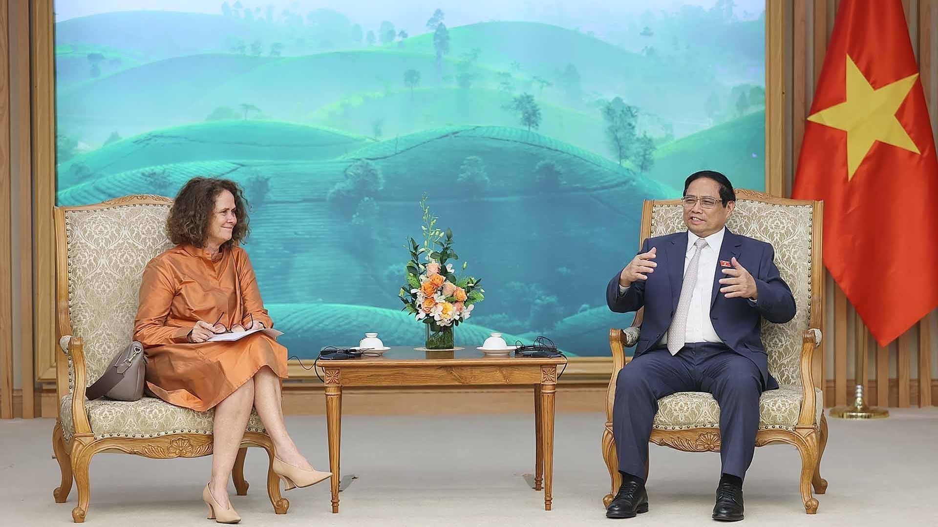 Thủ tướng Phạm Minh Chính tiếp Giám đốc quốc gia Ngân hàng thế giới tại Việt Nam