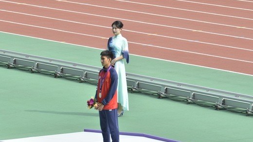 Asian Para Games 2023: VĐV Phạm Nguyễn Khánh Minh xuất sắc giành Huy chương bạc môn điền kinh