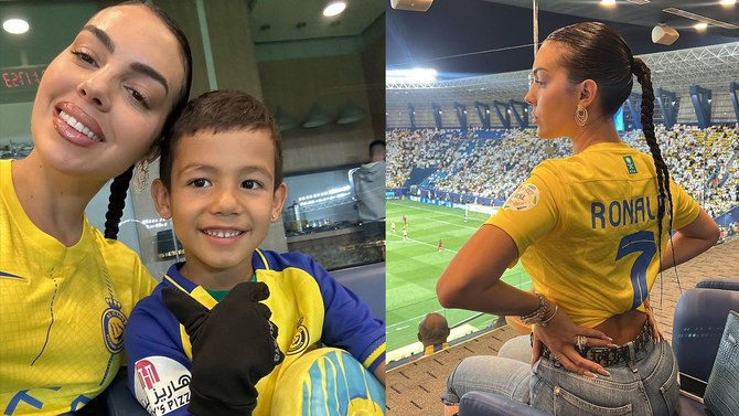  Rodriguez chụp hình bên cậu con trai riêng của Ronaldo - bé Mateo (ảnh trái).
