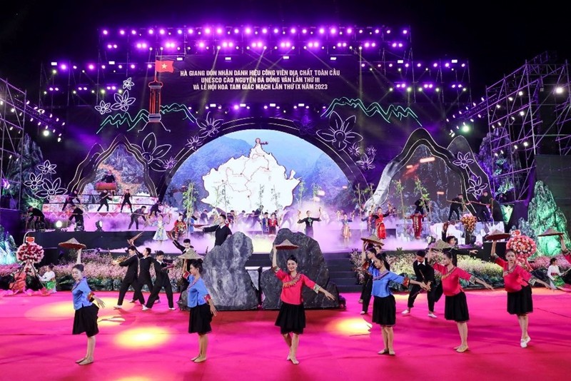 ​Hà Giang đón nhận danh hiệu Công viên địa chất toàn cầu UNESCO Cao nguyên đá Đồng Văn lần thứ 3. (Nguồn: dangcongsan.vn)