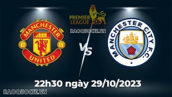 Link xem trực tiếp bóng đá MU vs Man City (22h30 ngày 29/10) vòng 10 Ngoại hạng Anh 2023/2024