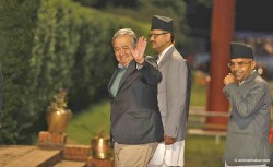 Tổng thư ký Liên hợp quốc lần đầu tiên thăm Nepal
