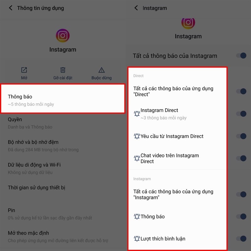 Hướng dẫn đổi âm thanh thông báo Instagram siêu đơn giản