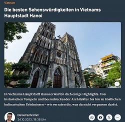 Báo Đức: Du khách có thể rơi vào cuộc ‘phiêu lưu ẩm thực’ khi tham quan Thủ đô Hà Nội