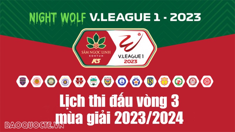 Lịch thi đấu V-League mùa giải 2023/24: Cập nhật lịch thi đấu V-League vòng 3 - Công an Hà Nội vs Hà Nội, Viettel vs Hà Tĩnh