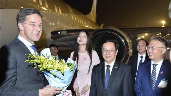 Dutch Prime Minister begins official visit to Vietnam