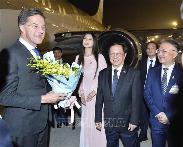 Dutch Prime Minister begins official visit to Vietnam