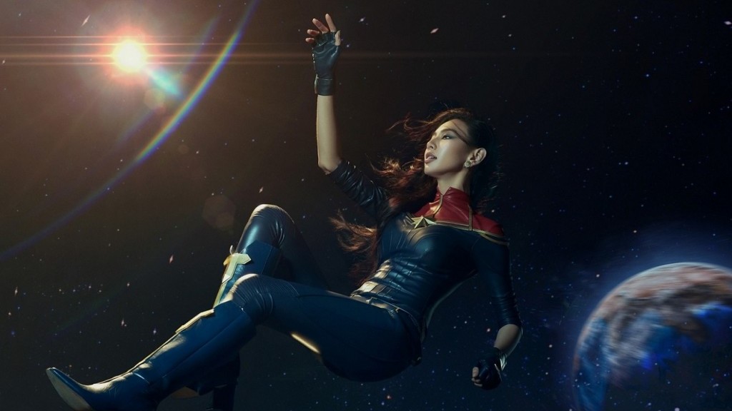 The Marvels: Hoa hậu Thùy Tiên thực hiện bộ ảnh tạo hình nữ siêu nhân anh hùng