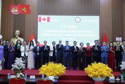 Gặp gỡ hữu nghị kỷ niệm 50 năm thiết lập quan hệ ngoại giao Việt Nam-Canada