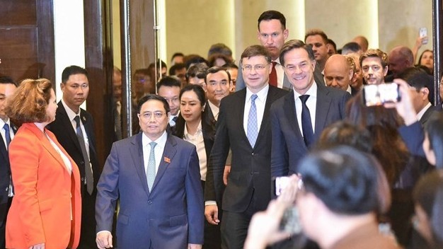 Vietnamese, Dutch Prime Ministers attend High-Tech Business, Green Economy Forums