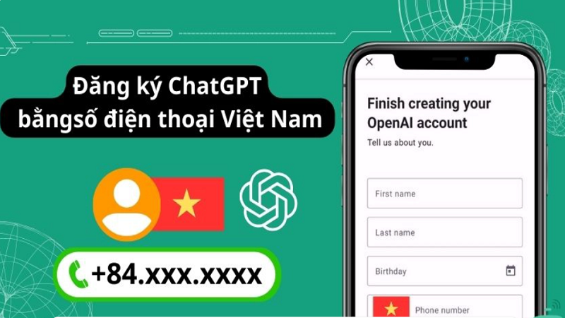 Tạo tài khoản ChatGPT miễn phí bằng số điện thoại Việt Nam