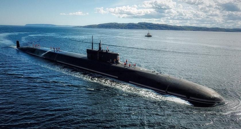 Tàu ngầm hạt nhân mới Hoàng đế Alexander Đệ tam. (Nguồn: RIA Novosti)