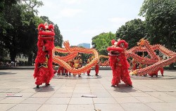 Đưa múa Lân Sư Rồng Việt Nam đến với cộng đồng quốc tế