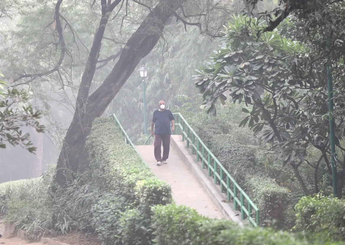 Ấn Độ: Khói bụi bao trùm, thủ đô New Delhi 'mờ ảo' trong không khí ô nhiễm