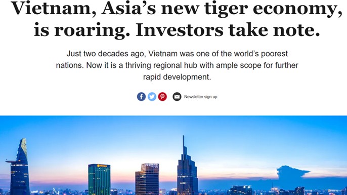 Báo Anh: Việt Nam - 'con hổ kinh tế' mới của châu Á, đang phát triển mạnh mẽ