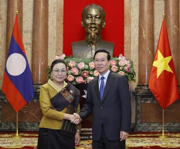 President Vo Van Thuong welcomes new Ambassadors of Venezuela, Laos