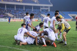 AFC Champions League: Tuấn Hải ghi cú đúp, Hà Nội FC có trận thắng, HLV Lê Đức Tuấn cảm ơn người hâm mộ