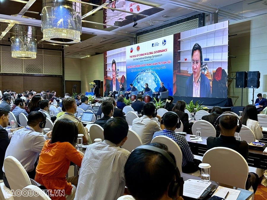 (11.10) Toàn cảnh Hội thảo Quốc tế về Nghiên cứu Trung Quốc ngày 11/10. (Ảnh: Đức Khải)