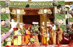 Khánh thành chùa Bồ Đề - biểu tượng đoàn kết Lào-Việt