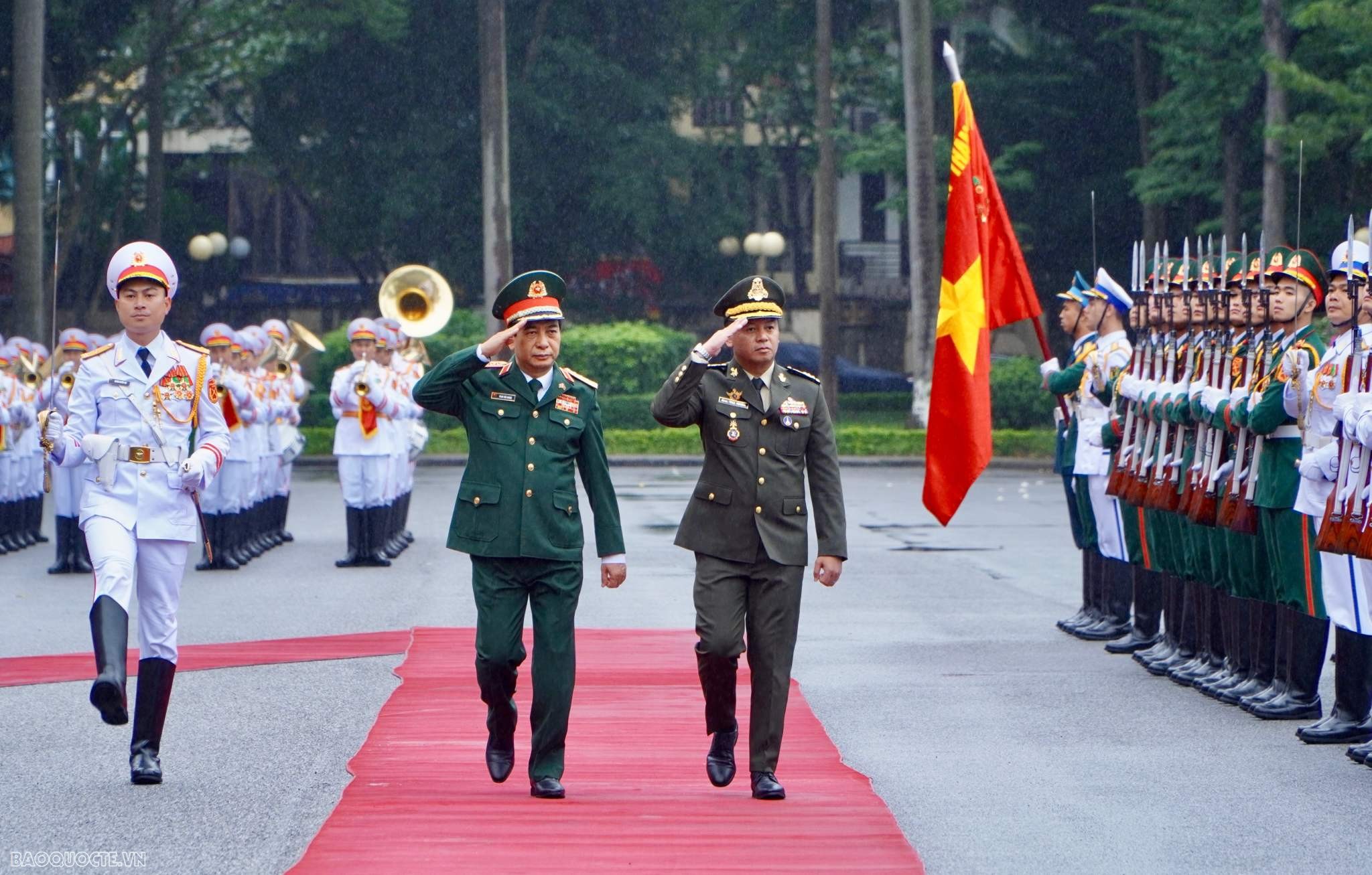 Đưa hợp tác quốc phòng Việt Nam-Campuchia phát triển lên tầm cao mới