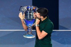 Tay vợt số một thế giới năm 2023 Novak Djokovic tiếp tục khẳng định tham vọng ở ATP Finals 2023