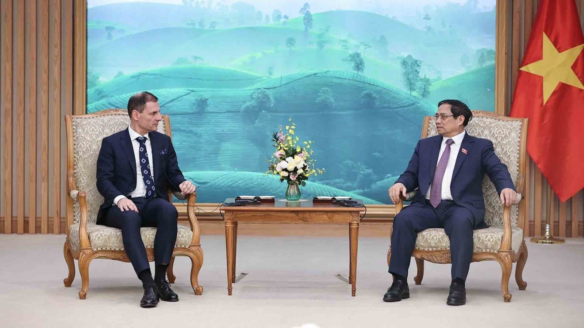 Thủ tướng Phạm Minh Chính tiếp Bộ trưởng Bộ Tư pháp Hungary