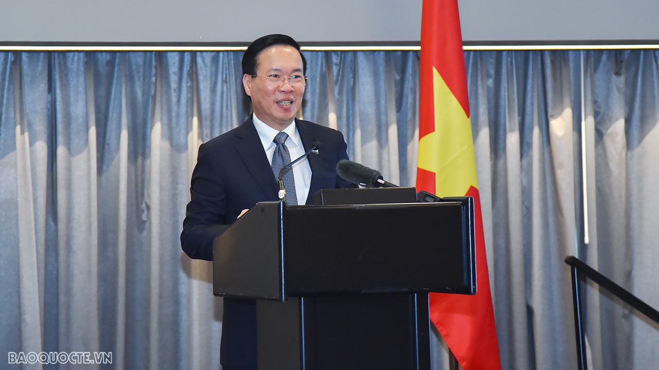 President Vo Van Thuong attends roundtable connecting Vietnamese, US businesses and localities