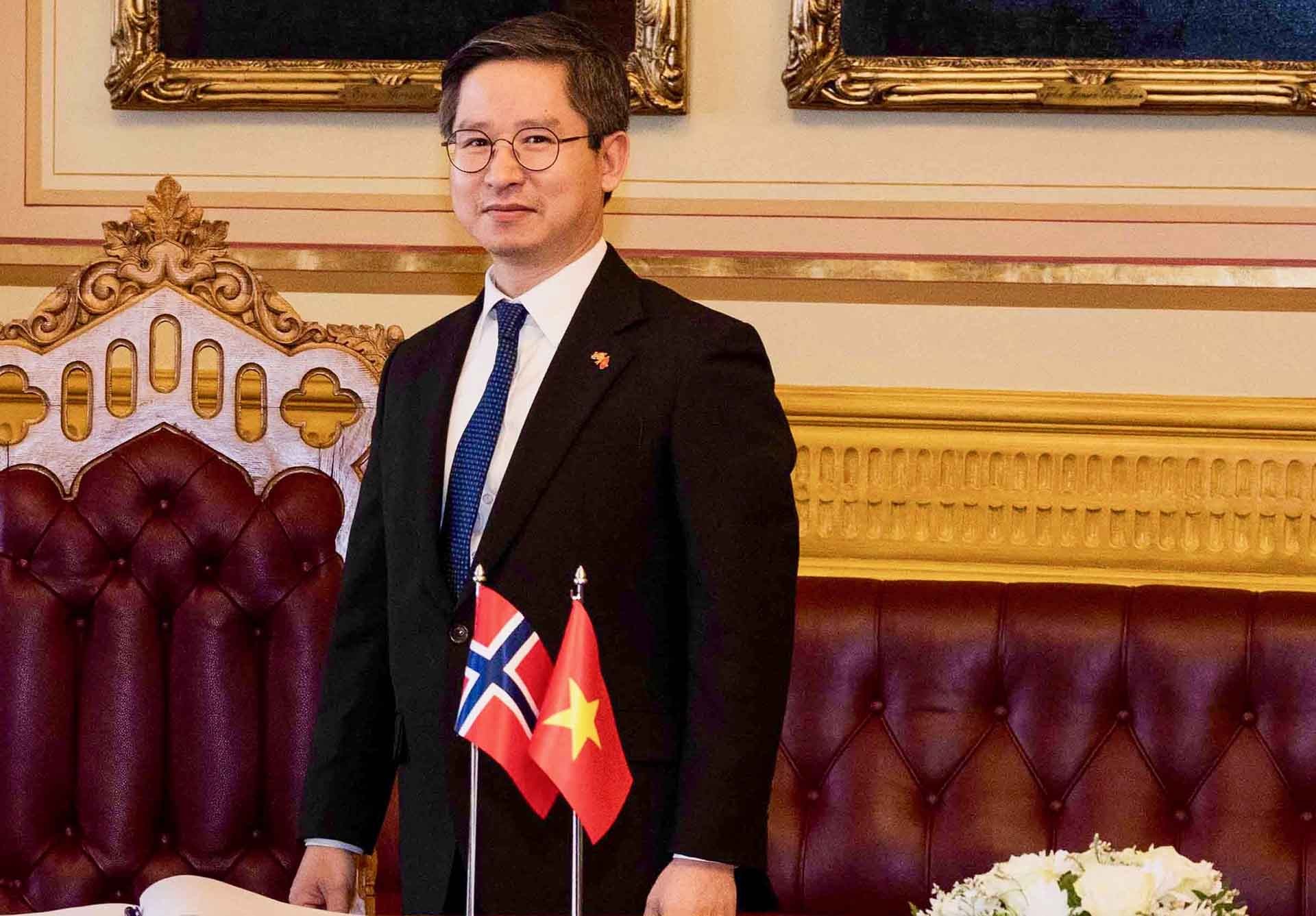 Đại sứ Việt Nam tại Na Uy Đinh Nho Hưng. (Nguồn: ĐSQ Việt Nam tại Na Uy)