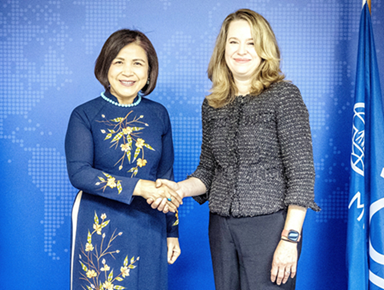 Tân Tổng giám đốc IOM sẵn sàng tăng cường hợp tác giữa IOM và Việt Nam