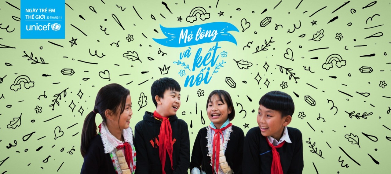 UNICEF Việt Nam thúc đẩy và nâng cao sức khỏe tâm thần nhân kỷ niệm Ngày Trẻ em thế giới 2023. (Nguồn: UNICEF)