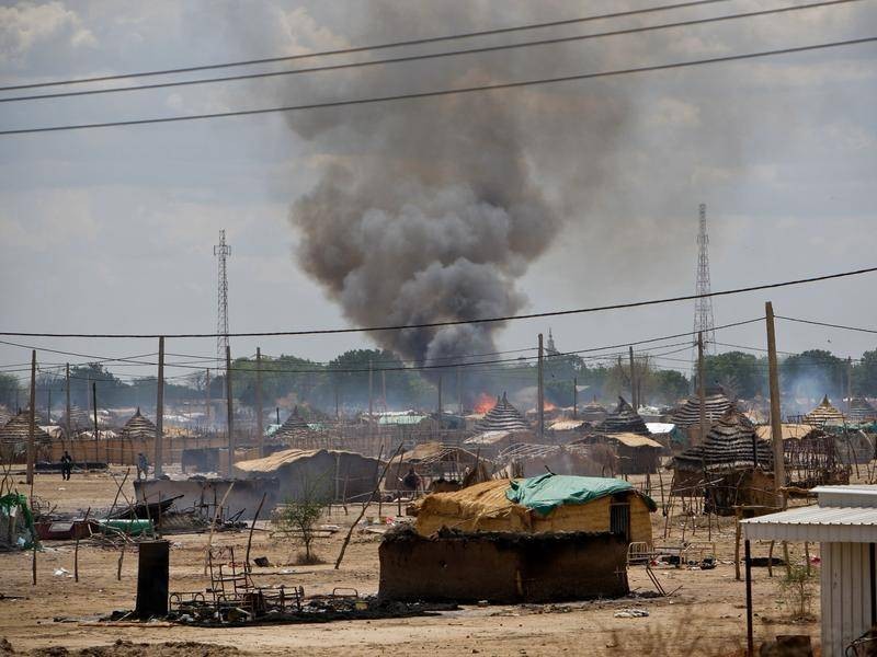 Xung đột tại Nam Sudan gây ảnh hưởng lớn tới người dân và cơ sở hạ tầng. (Nguồn: AP)