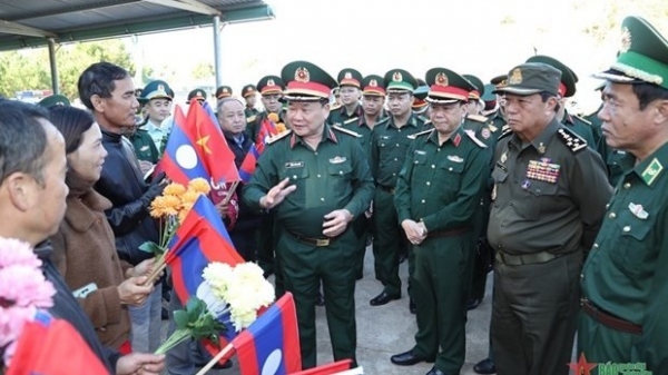 Vietnam, Laos, Cambodia inspect preparation for border defence friendship exchange