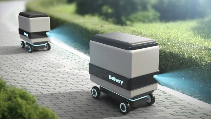 Robot tuần tra và giao hàng sắp xuất hiện trên đường phố Hàn Quốc