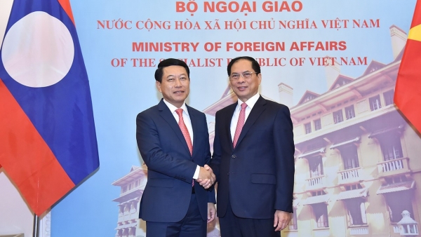 Vietnam, Laos Ministers hold 10th Foreign Ministerial Consultation Meeting in Hanoi