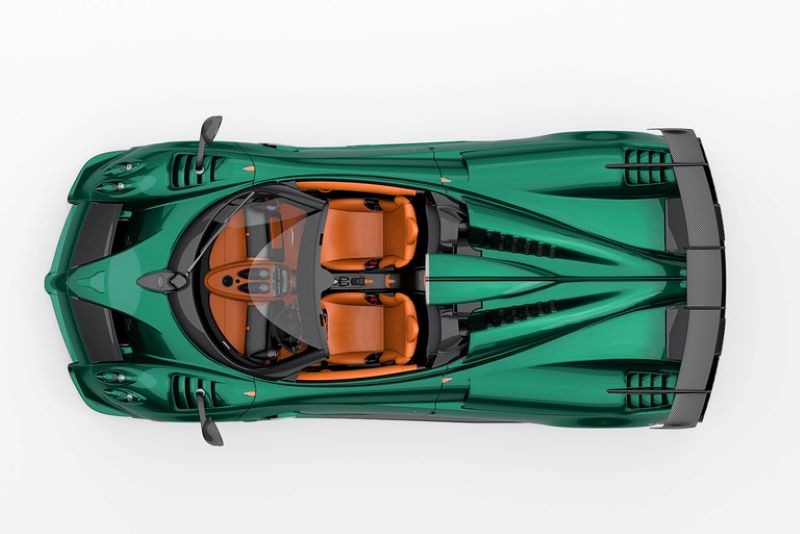 Nhiều chi tiết được bổ sung nhằm tối ưu khả năng khí động học cho Pagani Imola Roadster