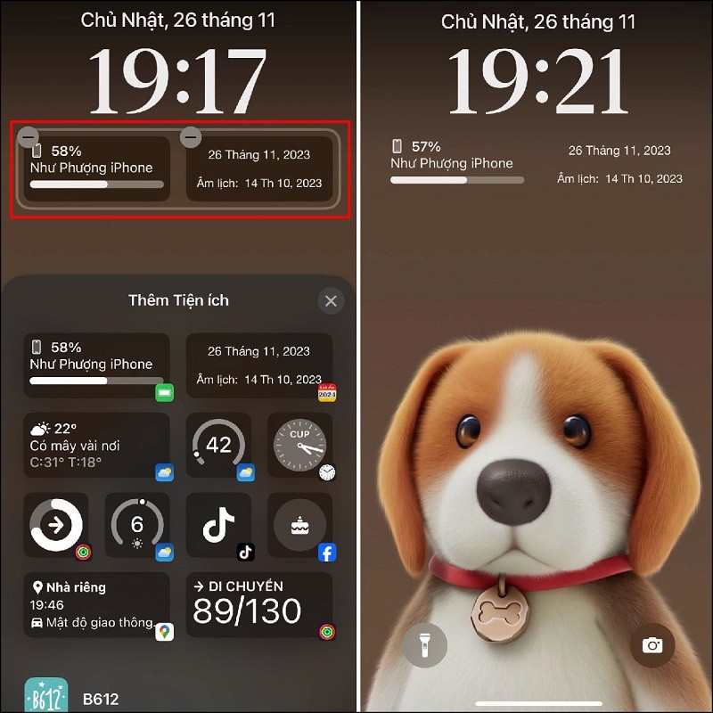 Hướng dẫn xem lịch âm trên màn hình khóa iPhone cực đơn giản