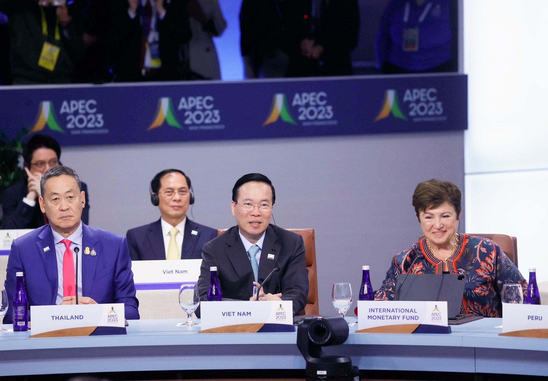 Chủ tịch nước Võ Văn Thưởng phát biểu tại Hội nghị các Nhà Lãnh đạo kinh tế của Diễn đàn hợp tác kinh tế châu Á - Thái Bình Dương (APEC) lần thứ 30.