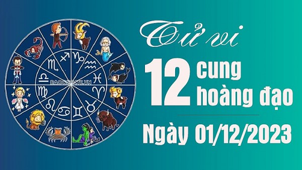 Tử vi 12 cung hoàng đạo Thứ Sáu ngày 1/12/2023: Cự Giải tình cảm vào ngõ cụt