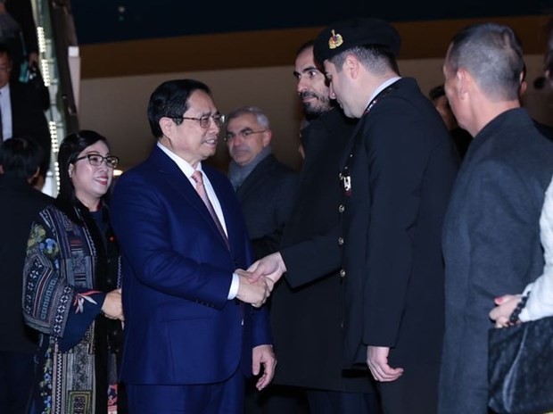 Prime Minister Pham Minh Chinh arrives in Ankara, starting official visit to Türkiye