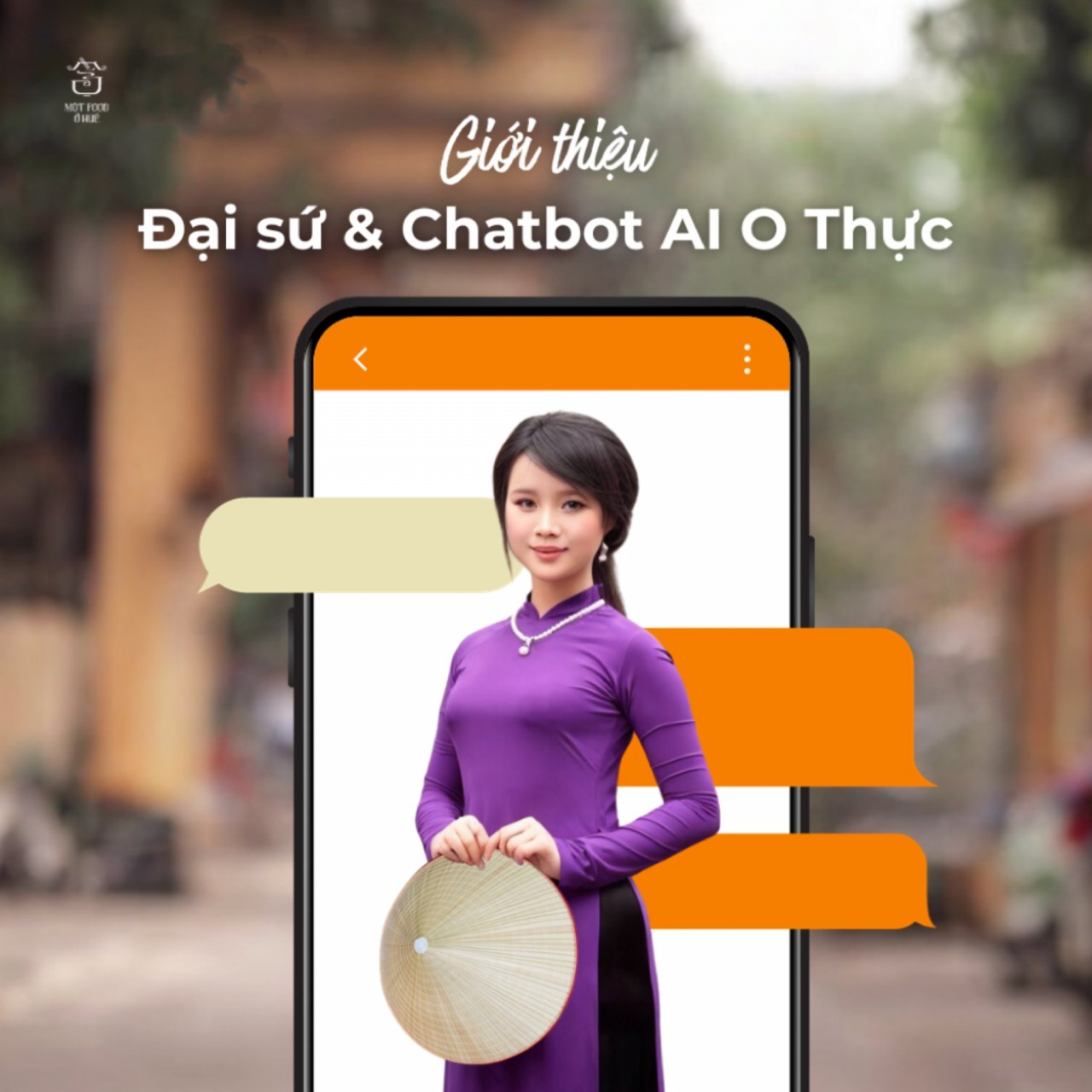 Chatbot O Thực là chatbot AI đầu tiên về ẩm thực Huế. (Ảnh: TGCC)