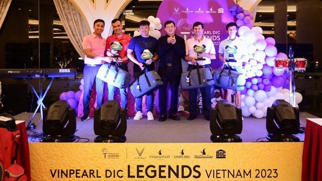 Nhiều golf thủ Việt đạt giải kỹ thuật tại vòng Pro-Am Vinpearl DIC Legends Vietnam 2023