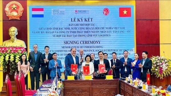 Bac Ninh, Dutch company work on logistics training