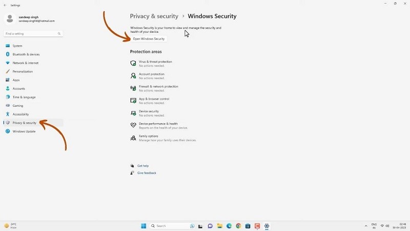 Cách tắt phần mềm diệt virus Windows 11 nhanh chóng và an toàn