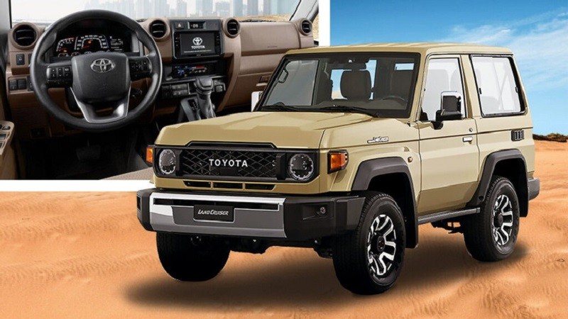 Toyota Land Cruiser 70 Series 2024 ra mắt phiên bản 3 cửa, giá 1,12 tỷ đồng