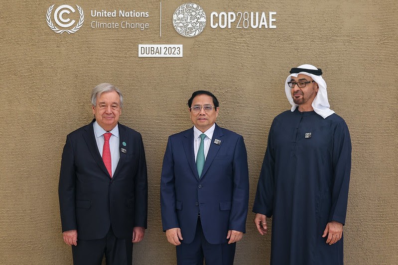 Thủ tướng Phạm Minh Chính bắt đầu các hoạt động tại Hội nghị Thượng đỉnh Hành động khí hậu thế giới thuộc COP28